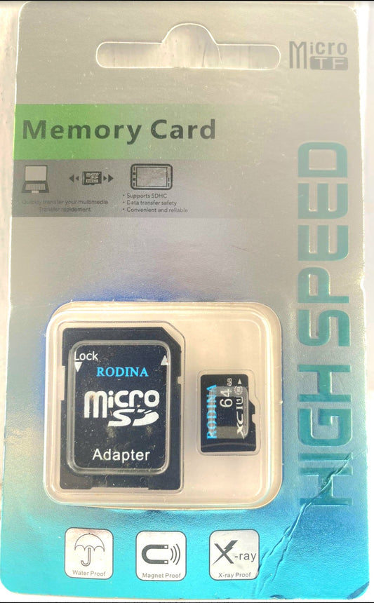 Rodina Micro sd Card 64gb